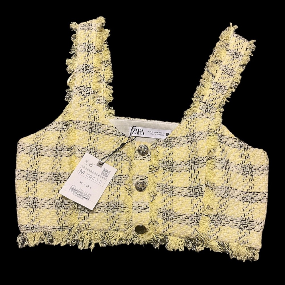ZARA women crop top size M,